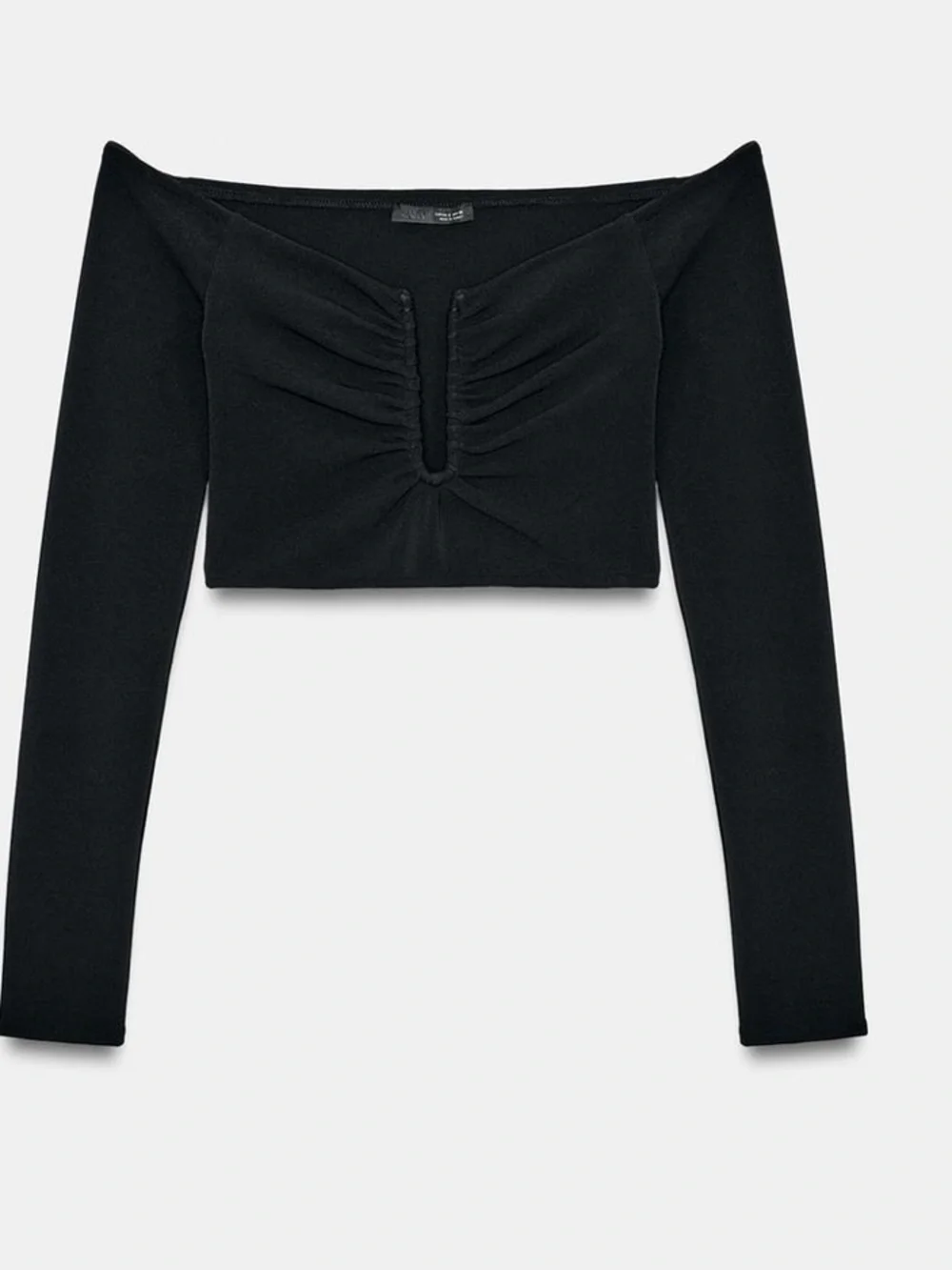 NWT Zara long sleeve crop